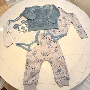 Disney Baby Mickey Mouse Mix and Match Clothing Set NWOT
